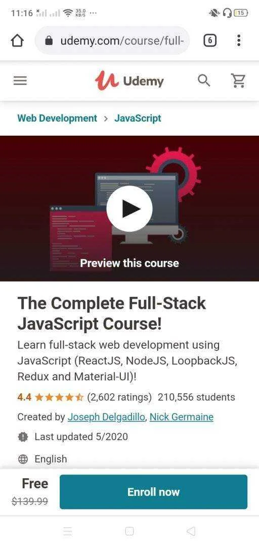 The Complete Full-Stack JavaScript Course!