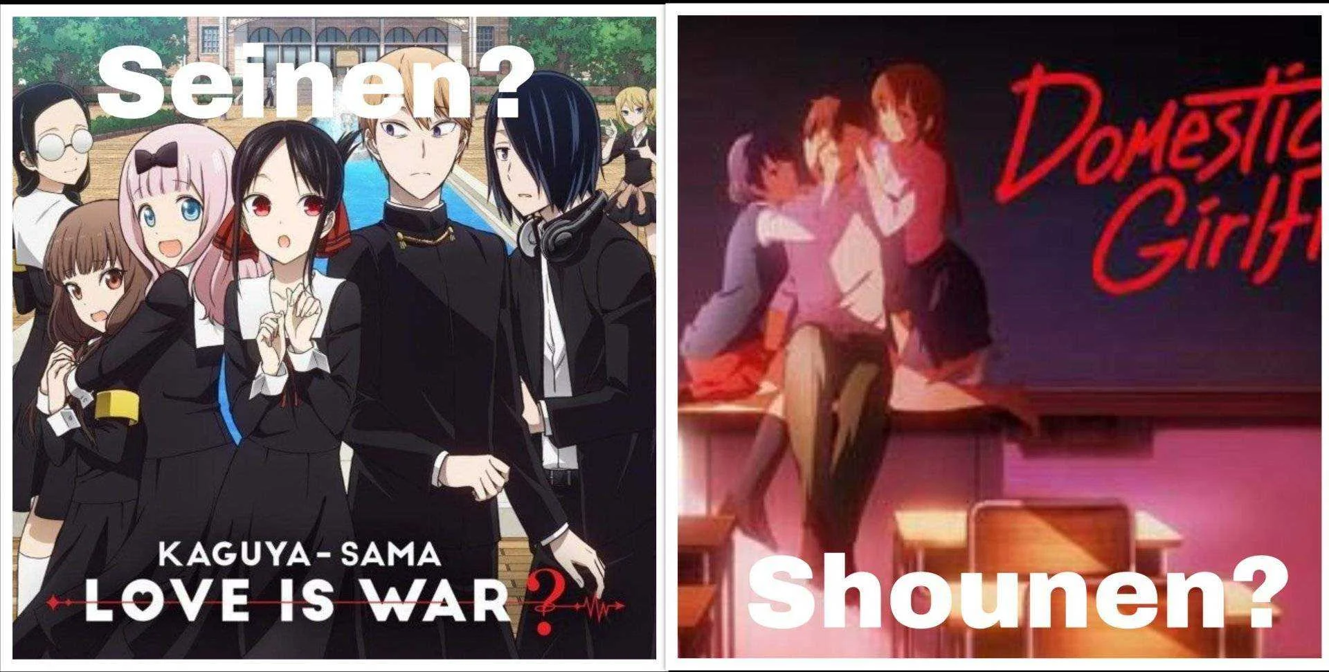 Seinen vs Shounen?