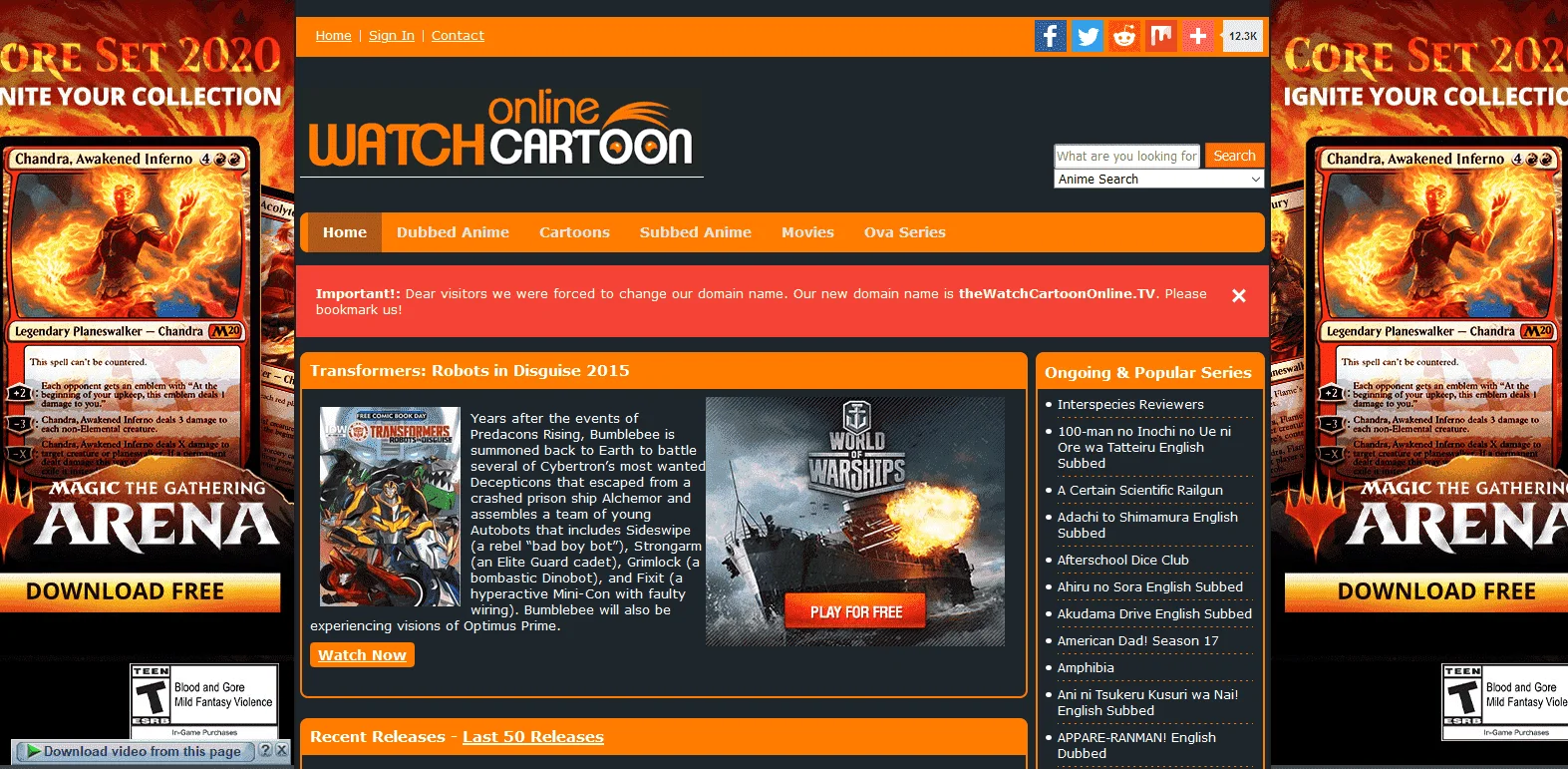 Anime sites