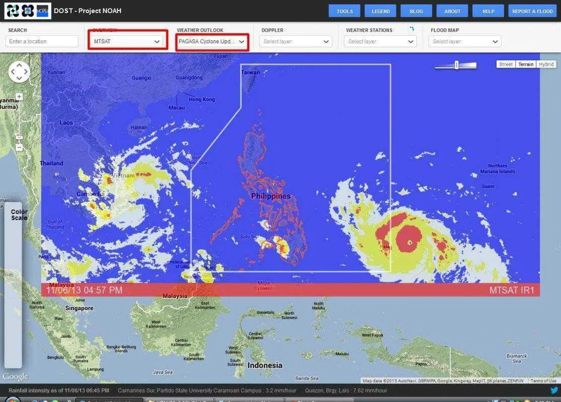 Bagyong Yolanda @ DOST - Project NOAH.webp