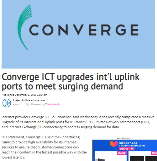 Converge upgrade