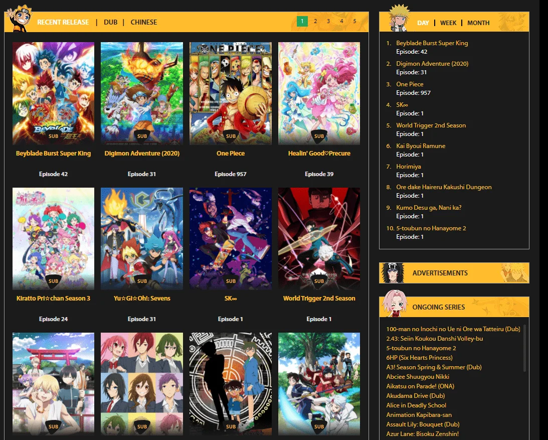 Wala ka bang mapanoodan ng anime ? Pasok !
