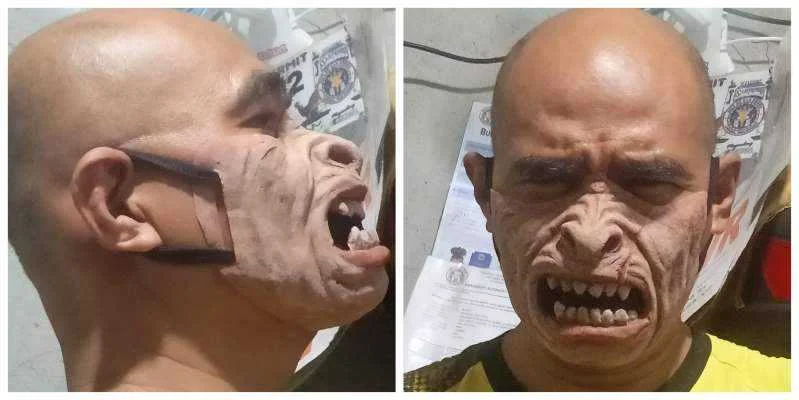 Prosthetics guy from Laguna creates fearsome face masks for the new normal