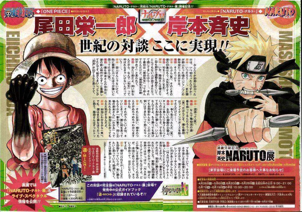 EXTRACT OF THE EXTRAORDINARY INTERVIEW WITH EIICHIRO ODA & MASASHI KISHIMOTO!