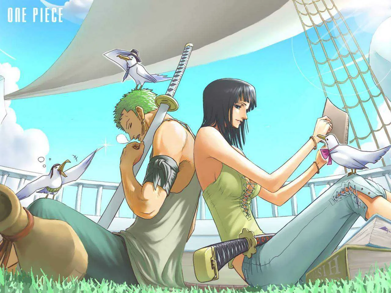 Robin and Zoro