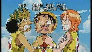 How can Nami hurt Luffy so much?