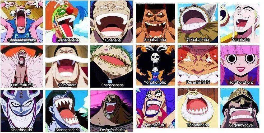 Laughter Style in ONE PIECE