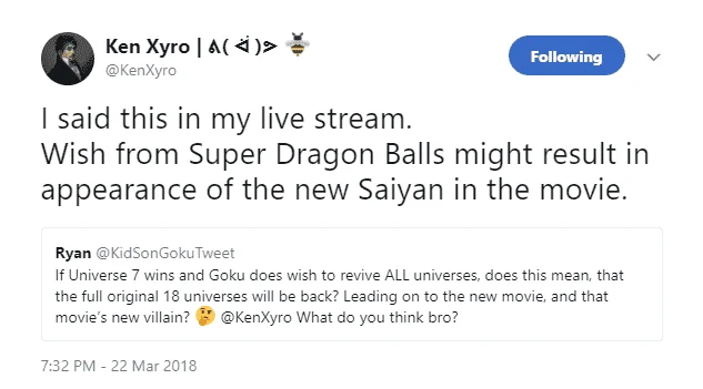 Dragon ball super 131 & movie spoiler
