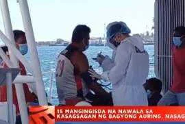 15 Mindanao fishermen rescued after drifting for 6 days, says PCG