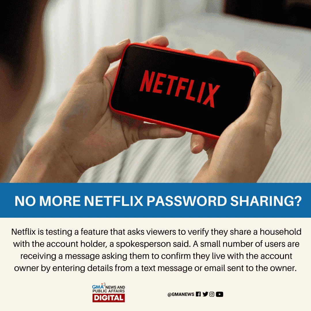 No more netflix password sharing.. [read]