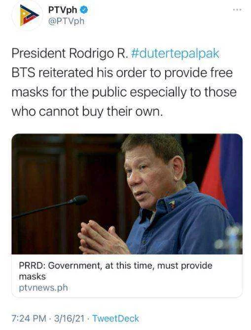 PTVph spitting facts