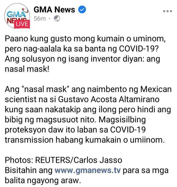 Bagong solusyon sa covid threats habang kumakain.