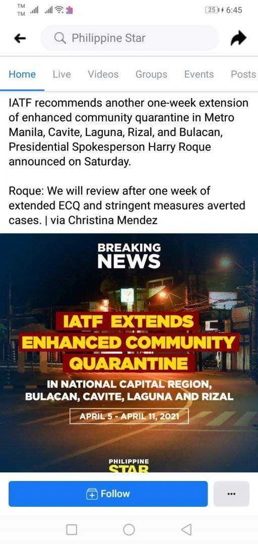 ECQ Extended April 11