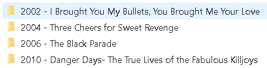 My Chemical Romance - Discography