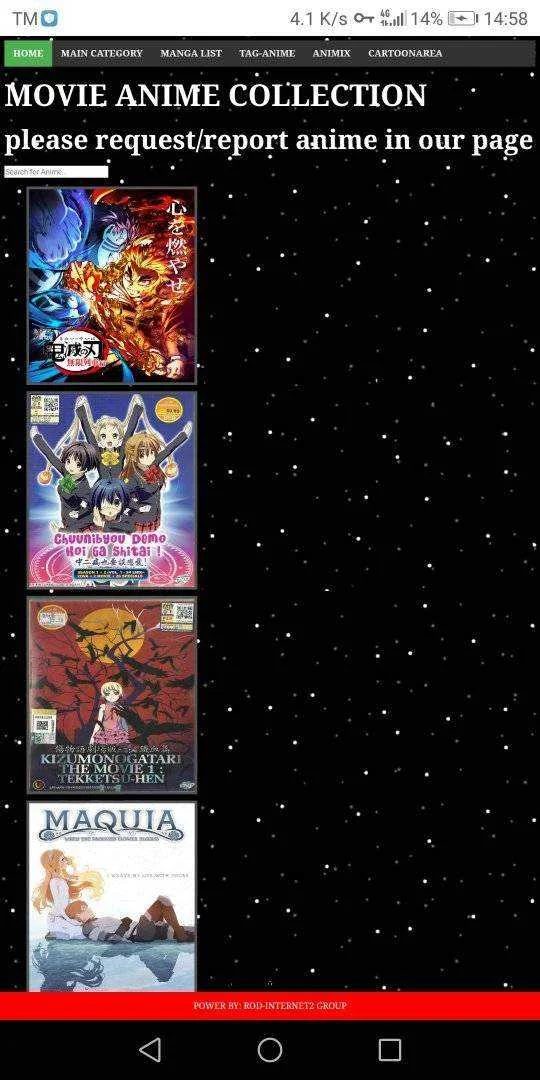 Modded anime app