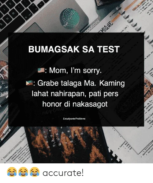Bagsak sa exam para paraan na lang.webp