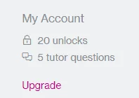 Coursehero [20 unlocks - 5 tutor question]