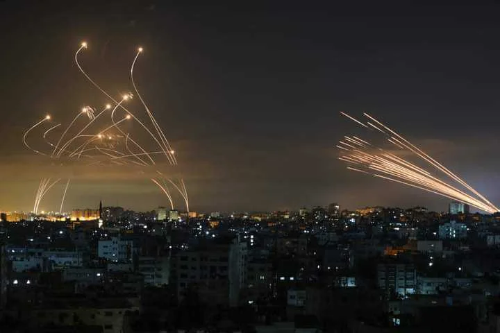 Israel bombarded Gaza