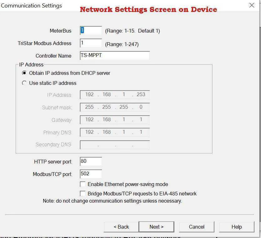 Network Settings Screen.webp