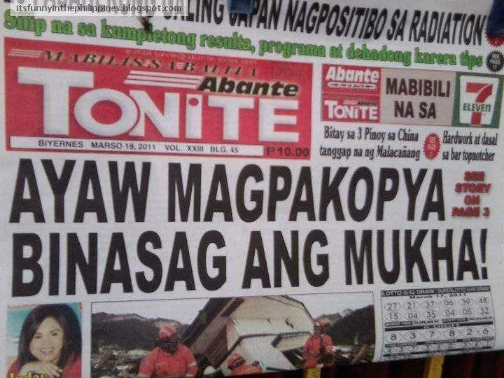 Headline sa Diyaryo Binasag ang mukha.webp