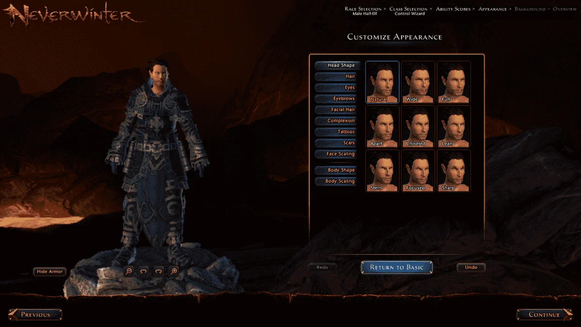NeverWinter Create Character.webp