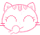 laugh-cute-pink-cat-emoticon.gif