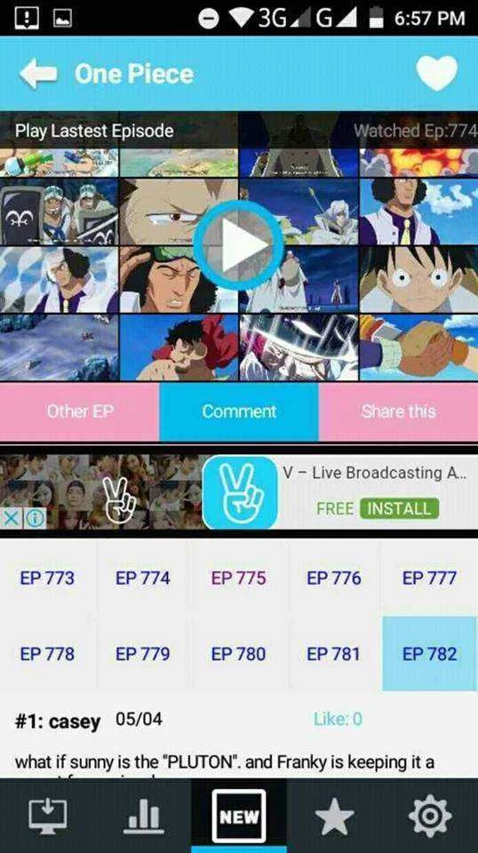 Anime mobile application?