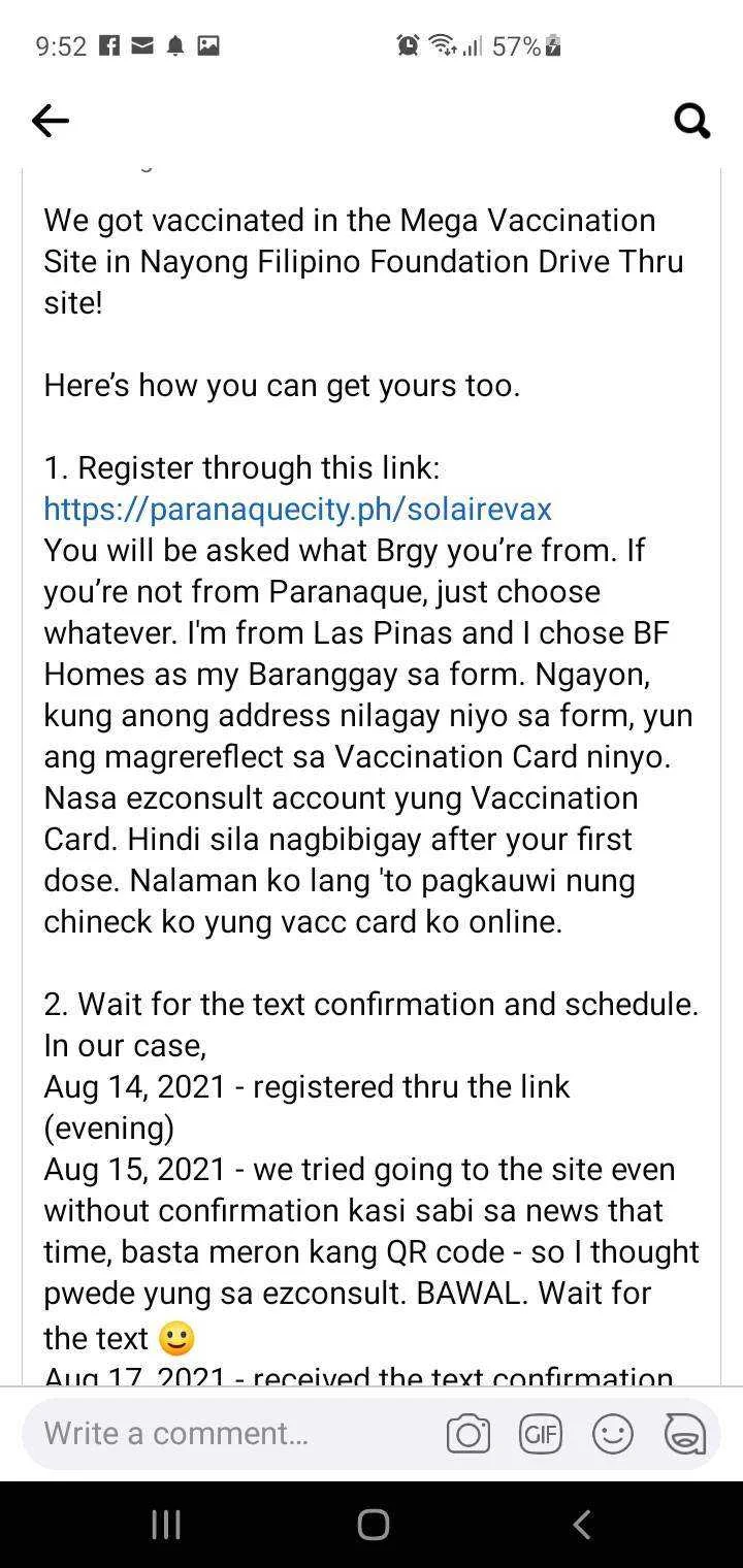FREE DRIVE THRU VACCINATION TO ALL