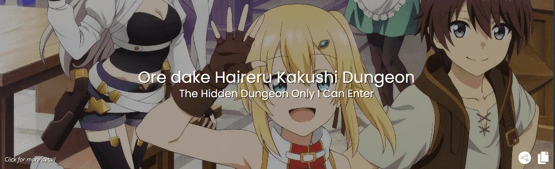 Ore dake Haireru Kakushi Dungeon [Watch/Download] (Complete Episode)