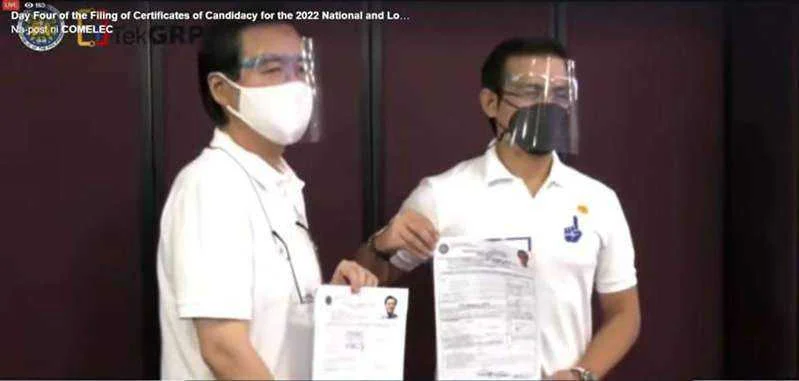 Isko, Willie Ong file COCs for President, VP in Eleksyon 2022