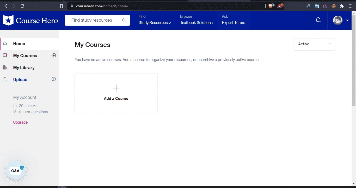 Coursehero Free 20 Unlock Account [ 1 ]