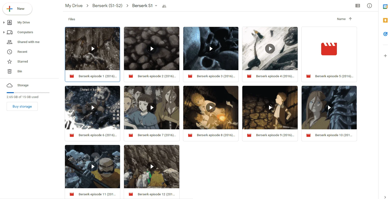 Berserk S1-S2  (2016-2017) (Ùn*énsøréd) [Mixed Resolution 720p-1080p English subbed Complete episodes Gdrive Link]