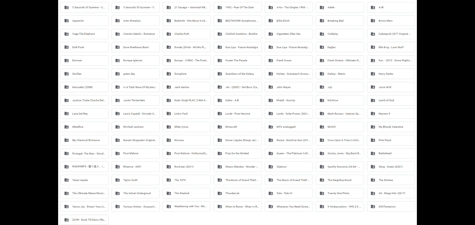 500GB Hi-Res MUSIC COLLECTIONS 24/16Bits-44.1-96 KHz FLAC/ MQA/ AIFF [GDRIVE]