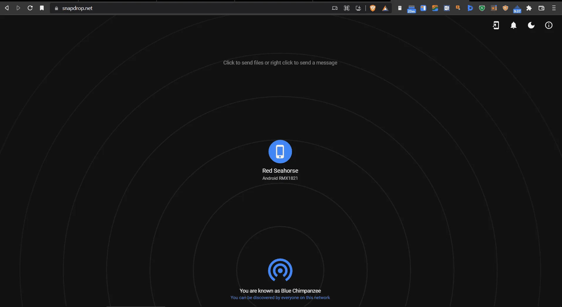 Snapdrop Screenshot.webp