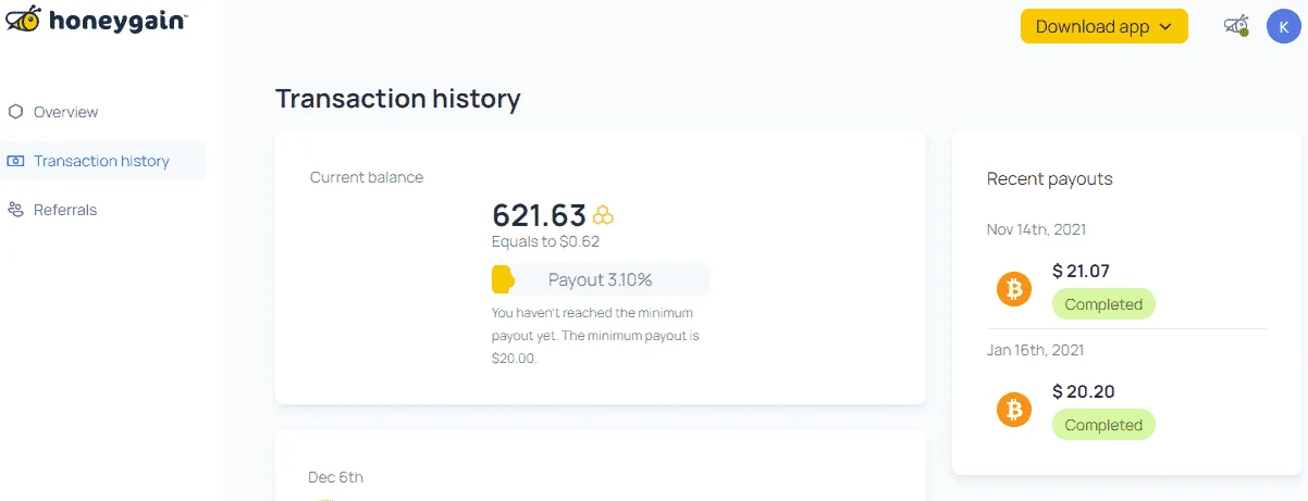honeygain payout.webp