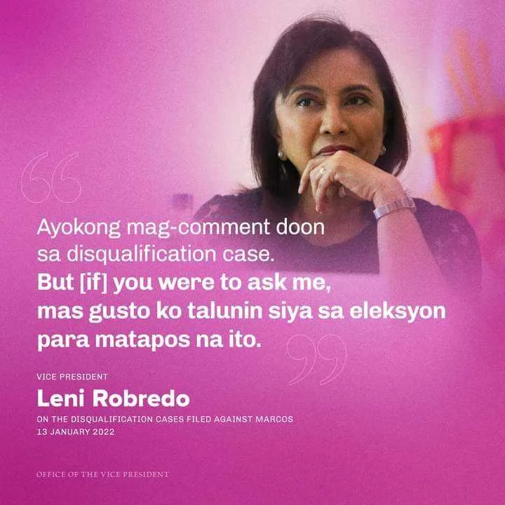 Leni To DQ Case