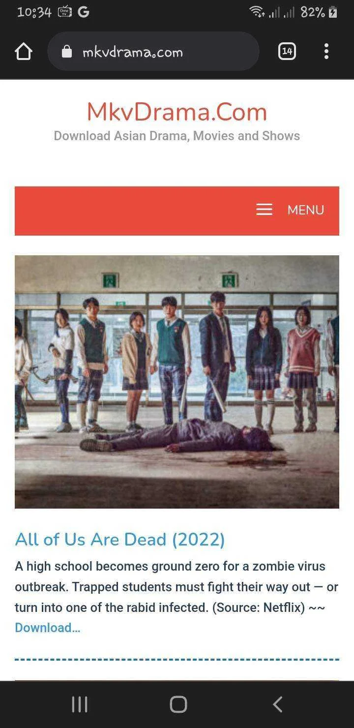 All of Us Are Dead Link Website