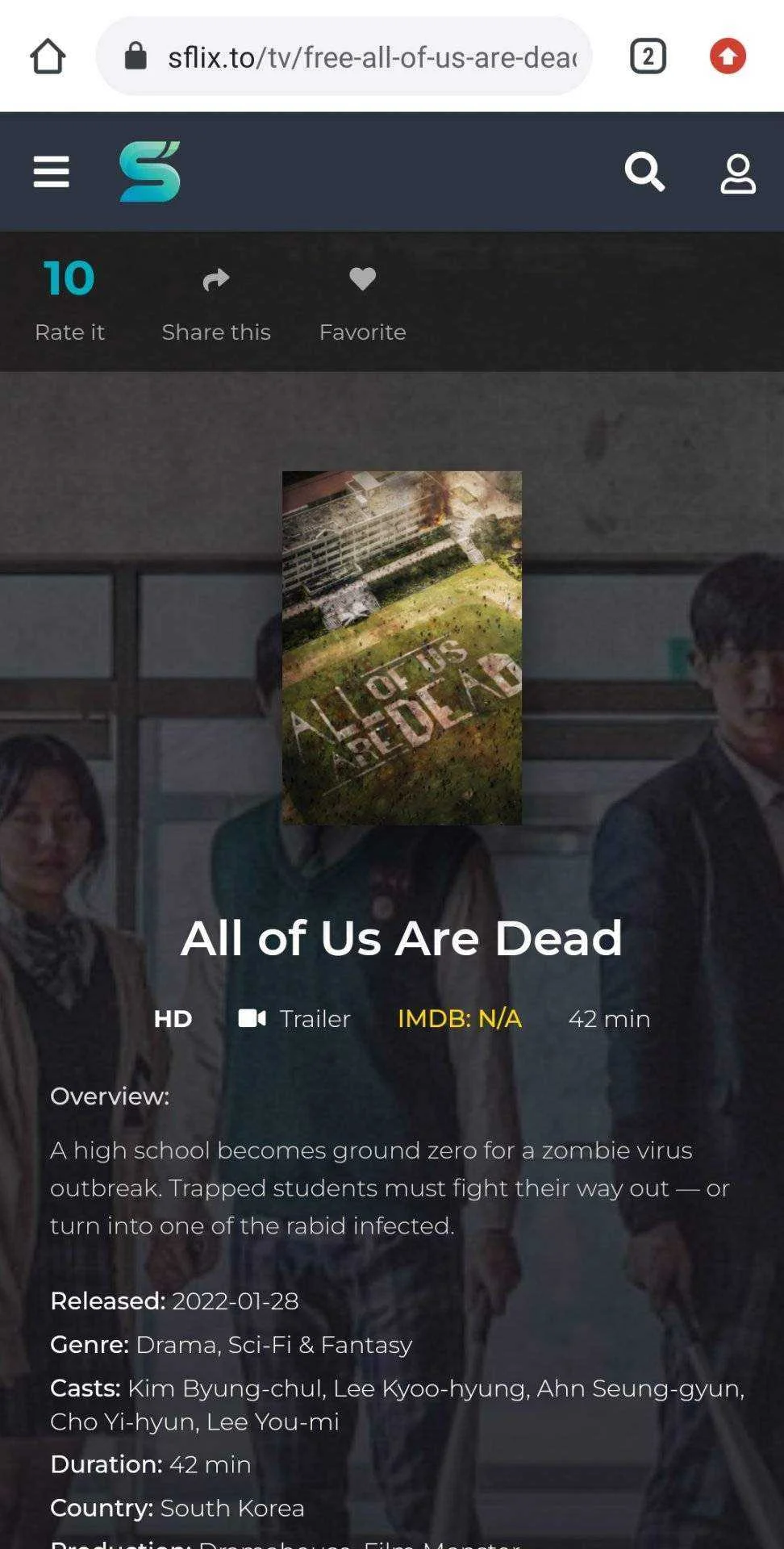 All of us are dead | Watch all episodes HD