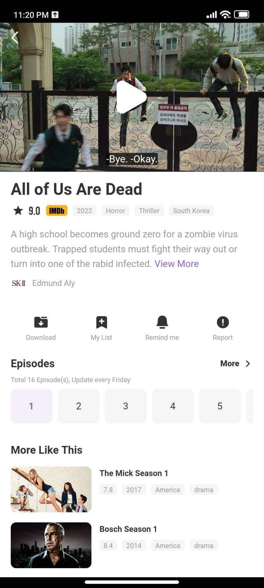 LokLok Apps. Para makapanood ng All Of As Are Dead for Free.