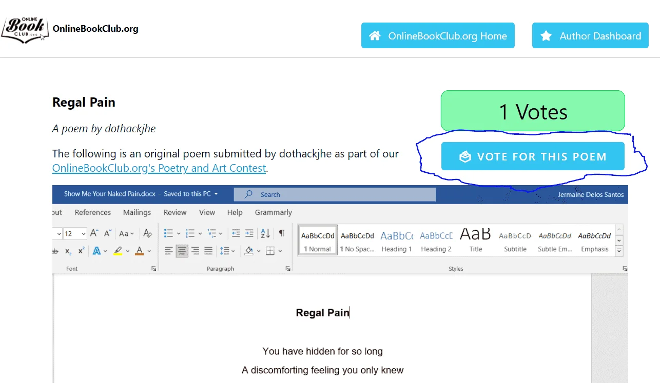 Regal Pain - Vote.webp