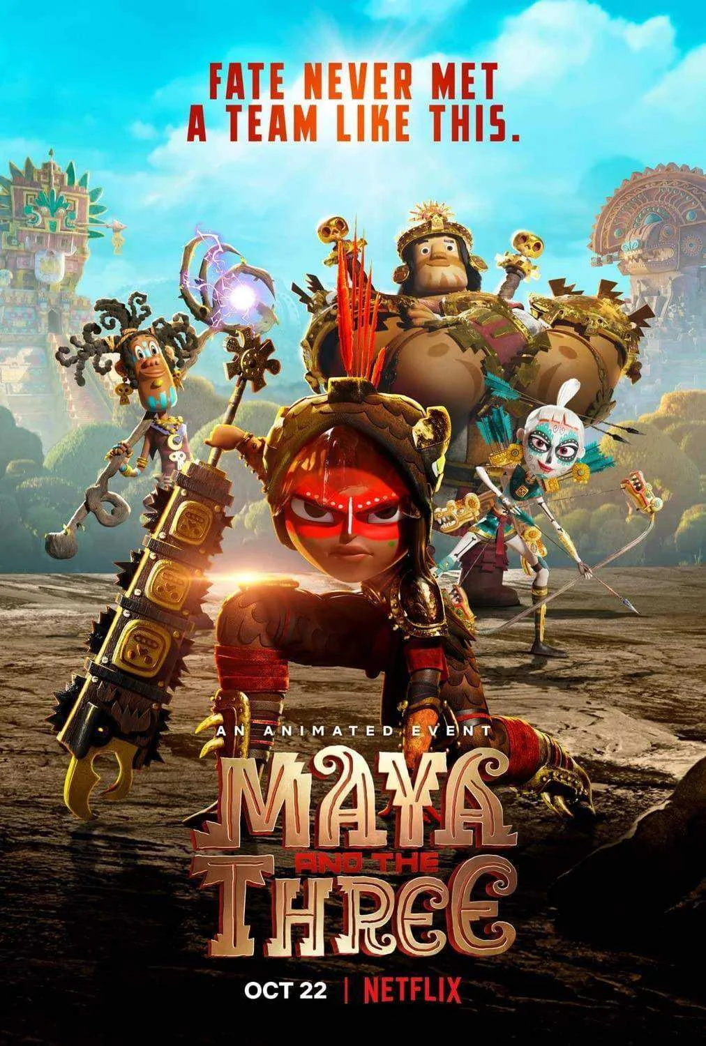Maya and the Three 2021 NF HD 360p / 720p WEBDL English Dubbed