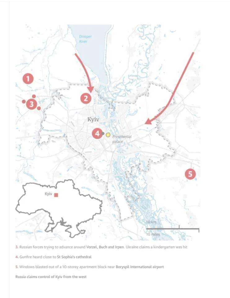 Update on Battle of Kyiv (Ukraine Capital)