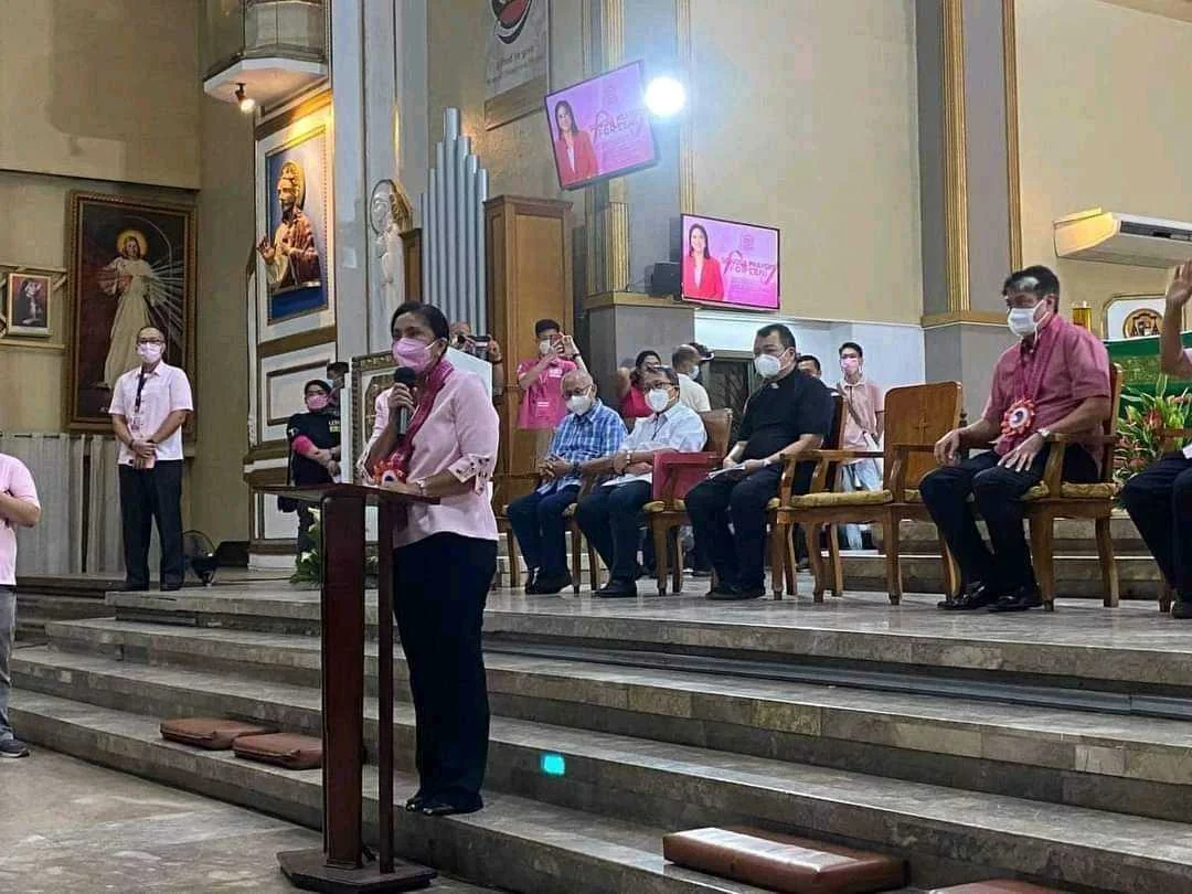 "conversation and prayer for VP leni