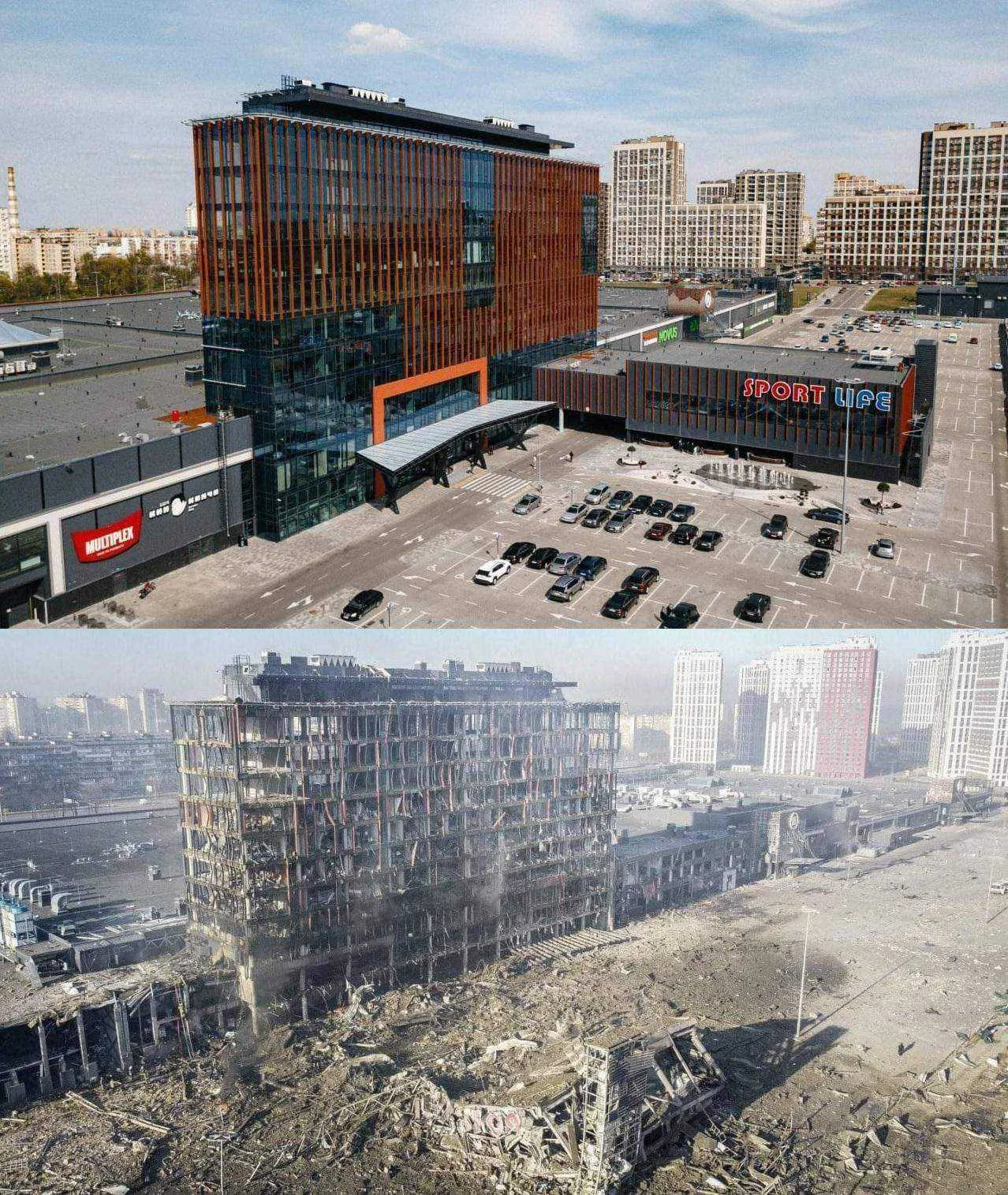 Russia vs. Ukraine Shopping Center, pinasabugan ng 'high precision long-range weapon'