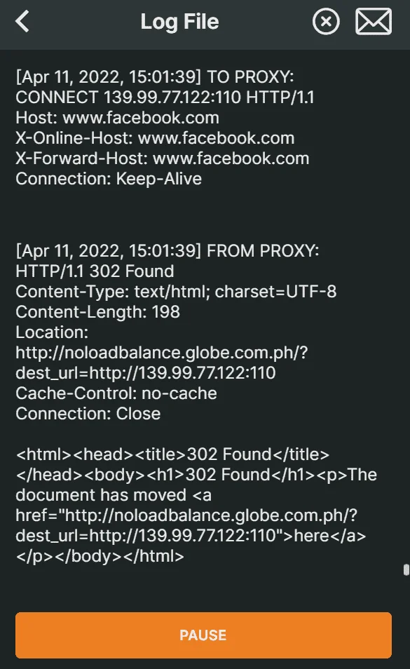 OpenVPN log: Not MagiciP