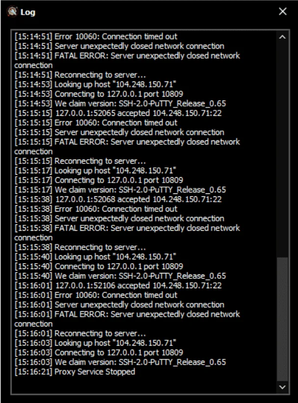 NetMod log: MagicIP