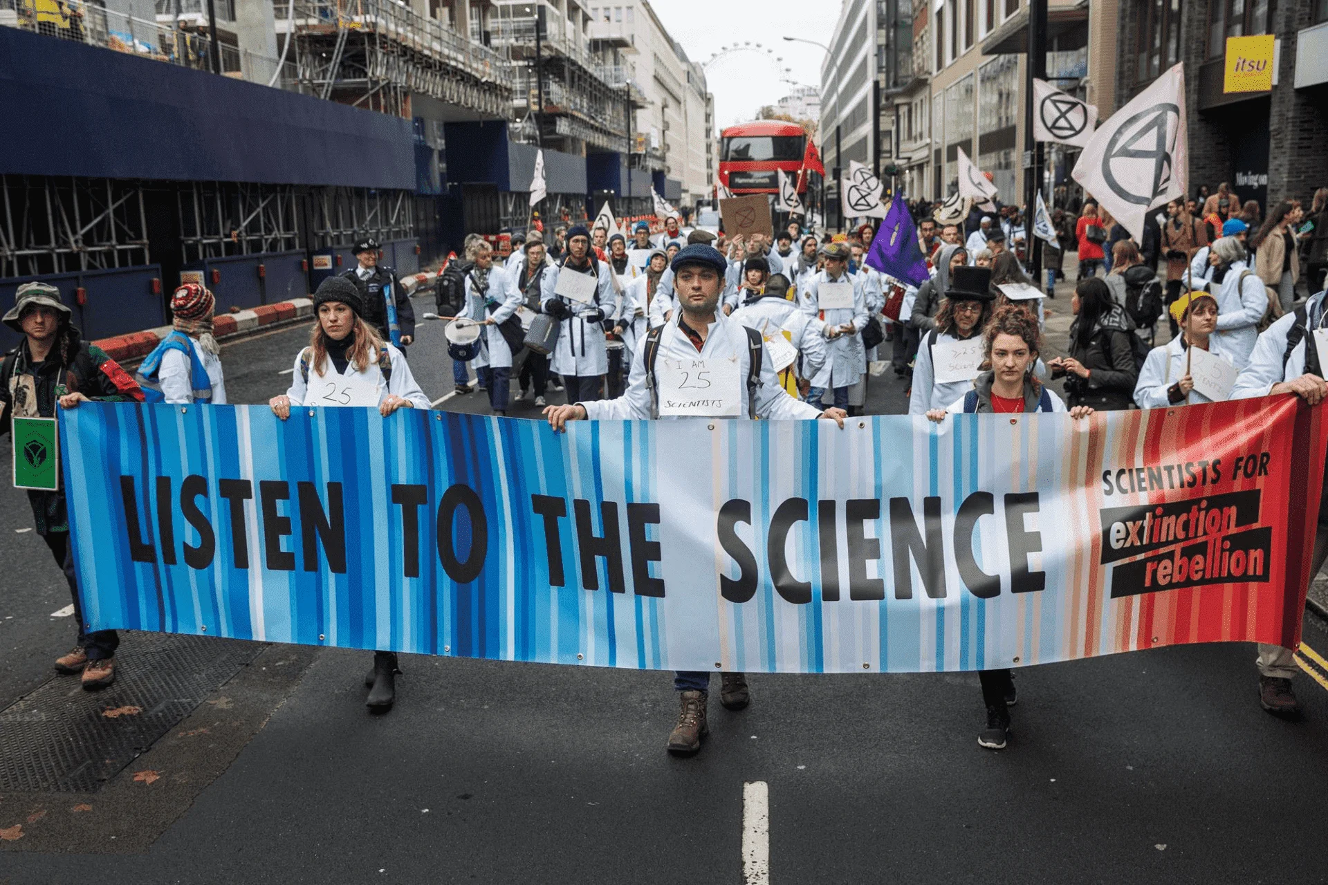 "We've been trying warn you for so many decades": During a rally, a Nasa climate scientist cries.