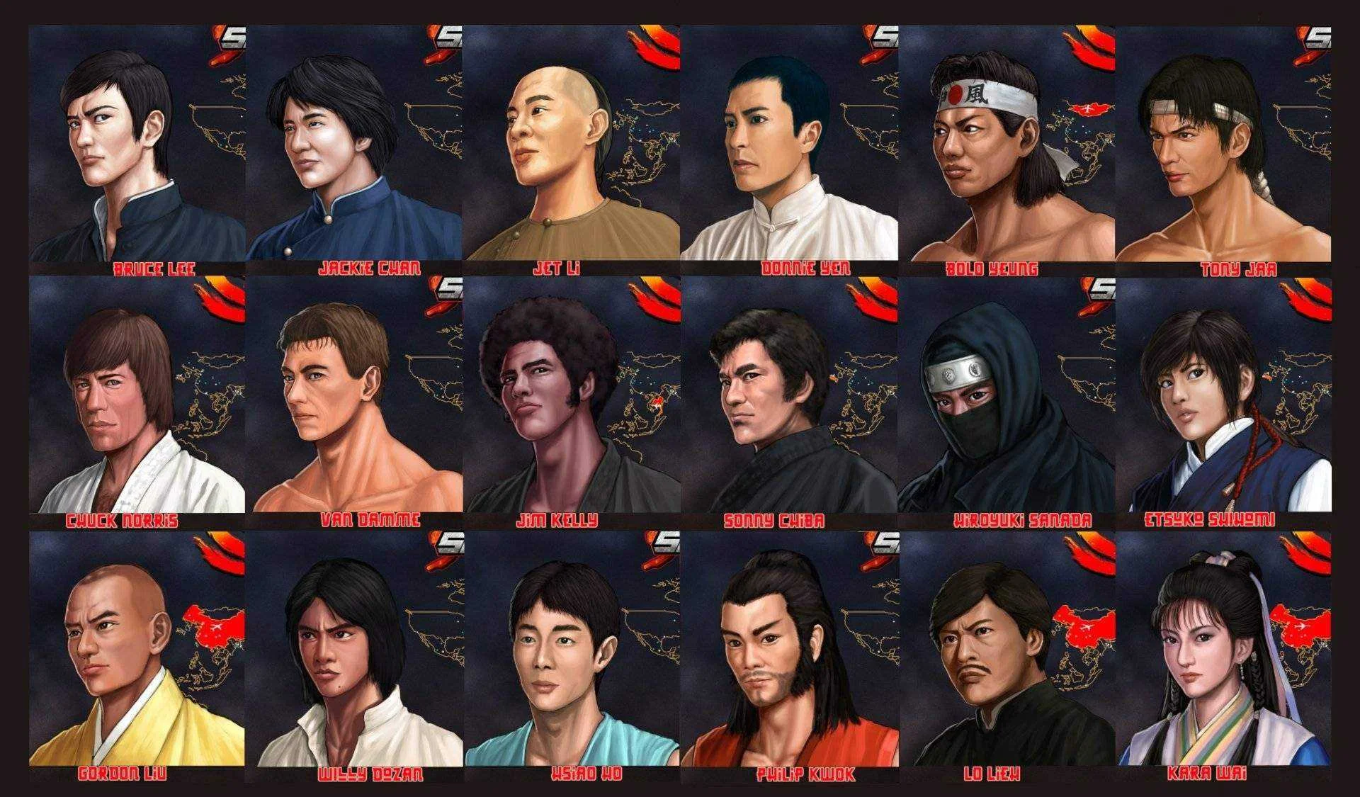 SHAOLIN vs WUTANG 2 - Real Character Names by Luan Jaguar King.webp