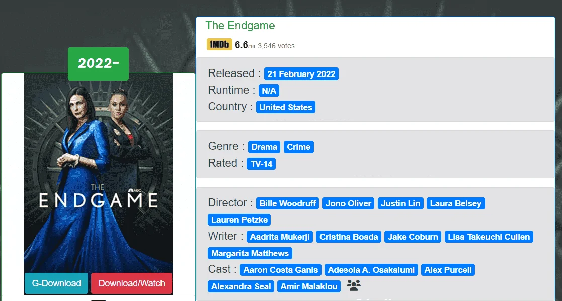 [GDrive]The Endgame (S01-Ongoing)