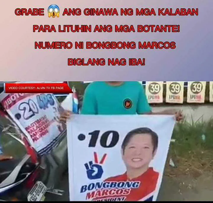 Pandaraya ng mga kakampink